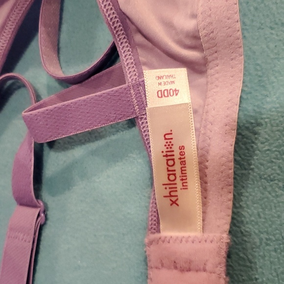 Xhilaration Intimates Underwire Purple Bra Size 40DD - Picture 5 of 7